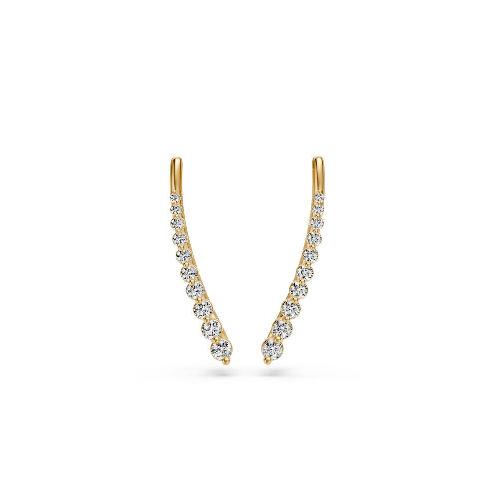 Arc Diamond Earrings in Yellow Gold R23991124