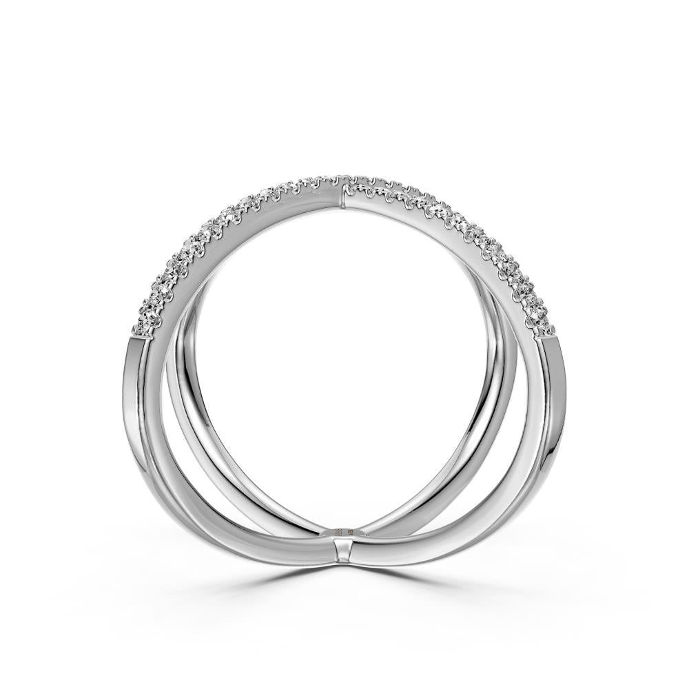 Diamond Ring in White Gold JFA19538