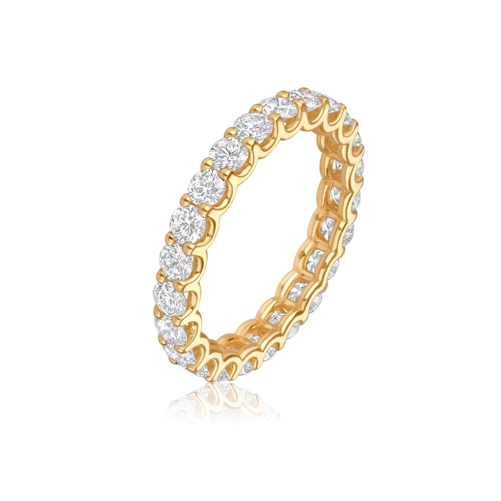 Diamond Eternity Ring in Yellow Gold NA1085