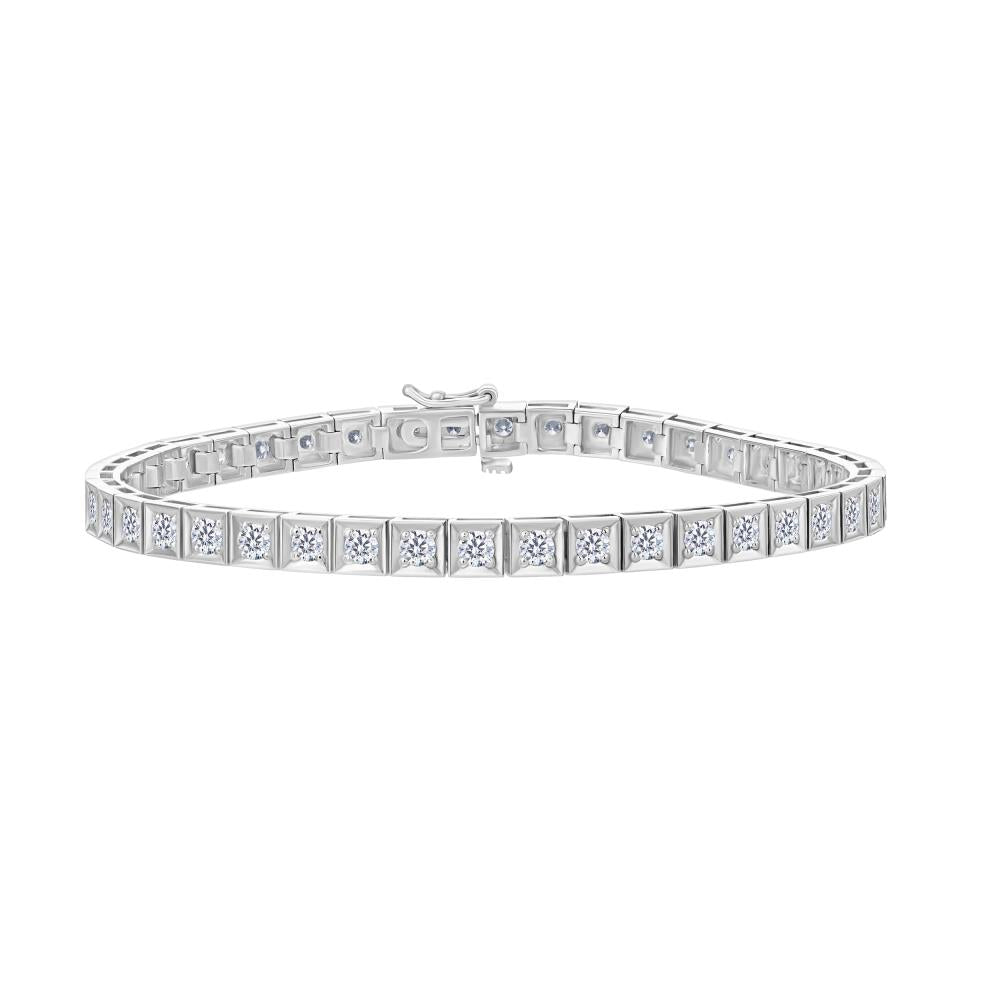 Diamond Tennis Bracelet in White Gold LH0152
