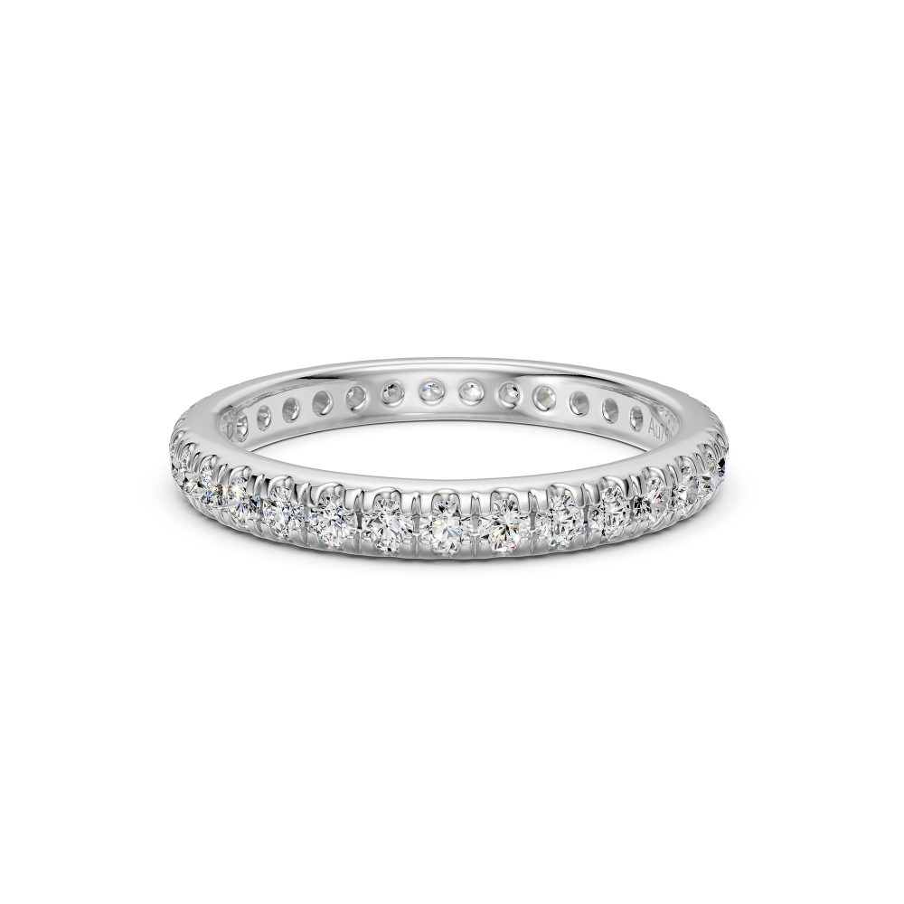 Diamond Band Ring in White Gold JFA5930