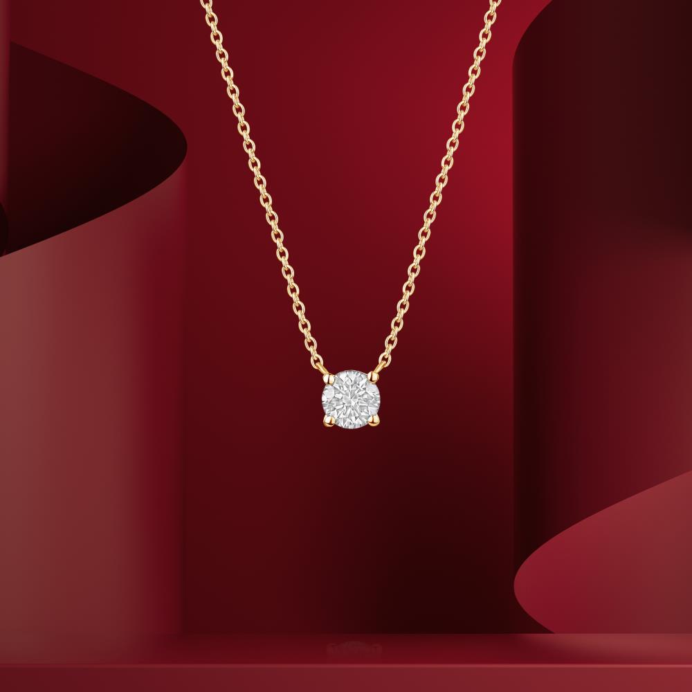 Diamond Pendant in Yellow Gold JFA200023