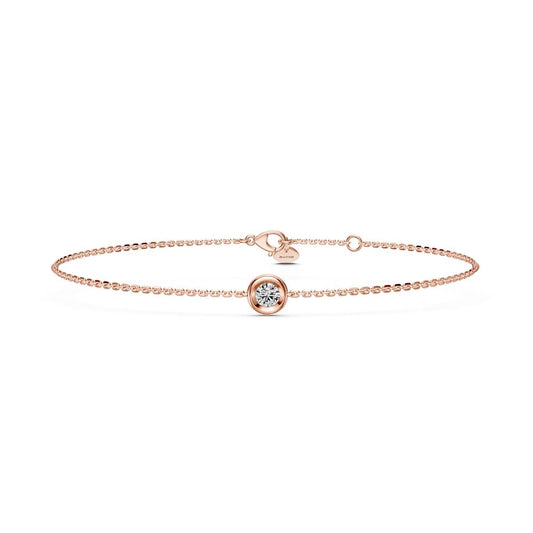 Diamond bracelet in Rose Gold R22421124