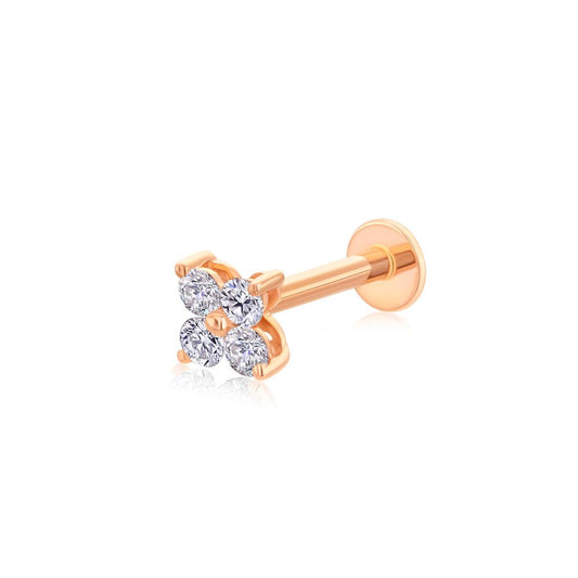 Diamond Piercing in Rose Gold JFA15916