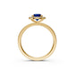 Diamond Ring with Tanzanite in Yellow Gold R37261224