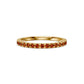 Cognac Diamond Band Ring in Yellow Gold JFA199858