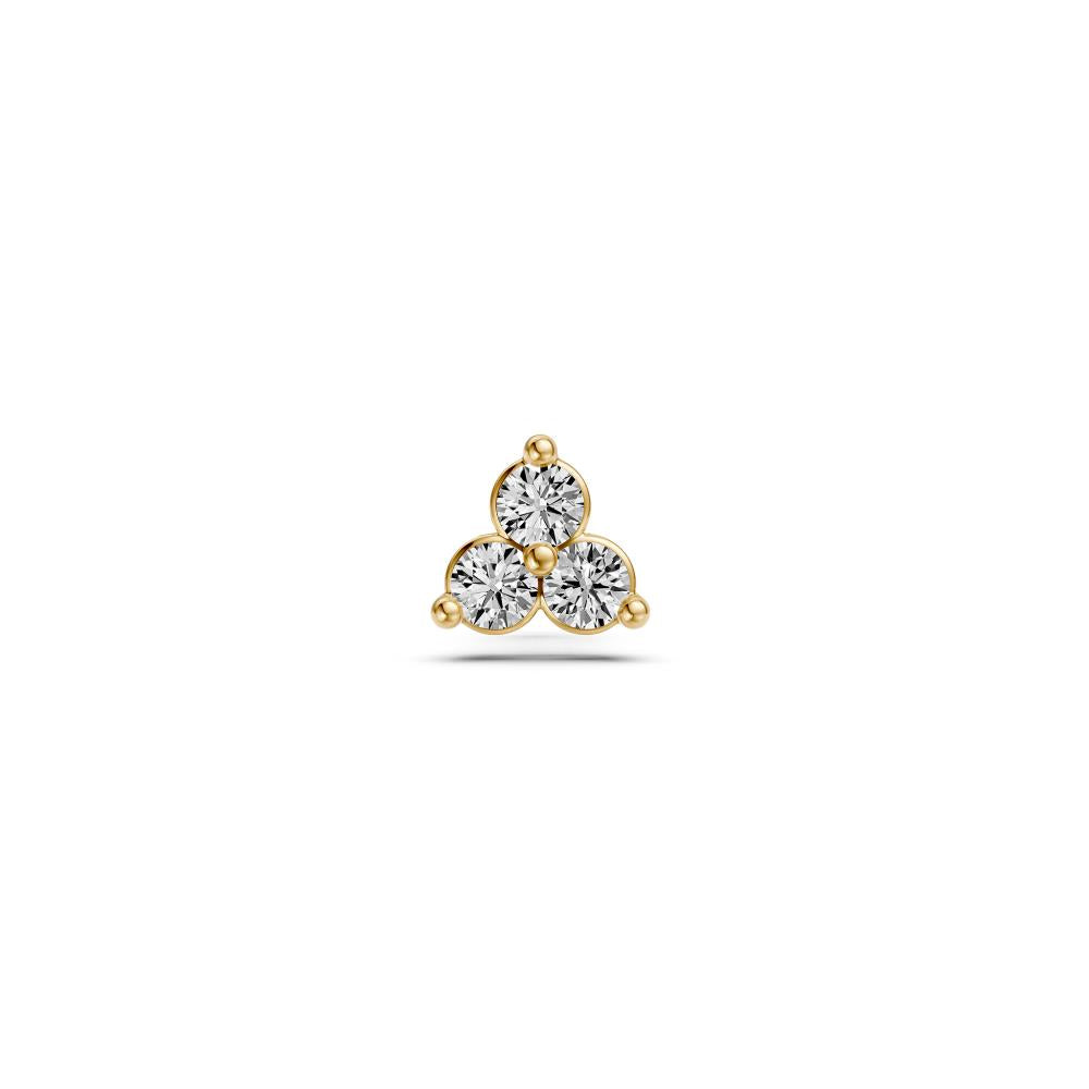 Diamond Piercing in Yellow Gold JFA199340