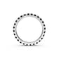 Black Diamond Band Ring in White Gold JFA19728