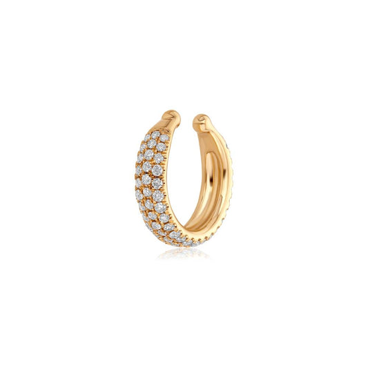 Diamond Cuff Earring in Yellow Gold JFA5625