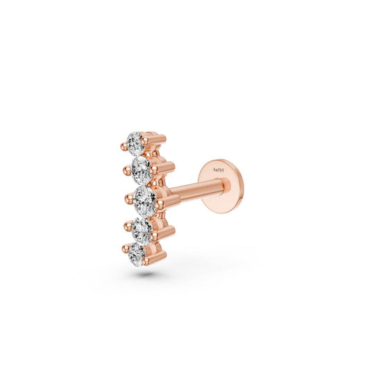 Diamond Piercing in Rose Gold R25550725