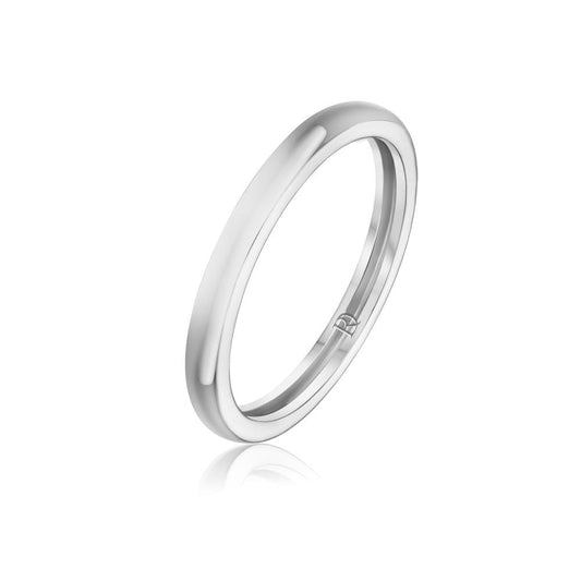 Wedding Band Ring in White Gold JFA3316