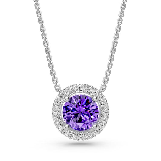 White Gold Necklace with Tanzanite Stone R36841224