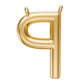 Diamond Letter P Pendant in Yellow Gold R35231224