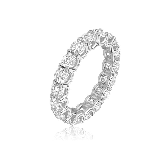 Diamond Eternity Ring in White Gold NA0390