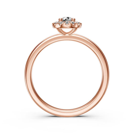 Diamond Ring in Rose Gold R14911024